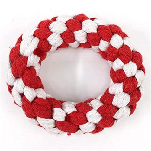 emily pets Puppy Dog Chew Toys Cotton Rope Dog Toys for Puppy Pet Play Chew and Training (Colour May Vary)