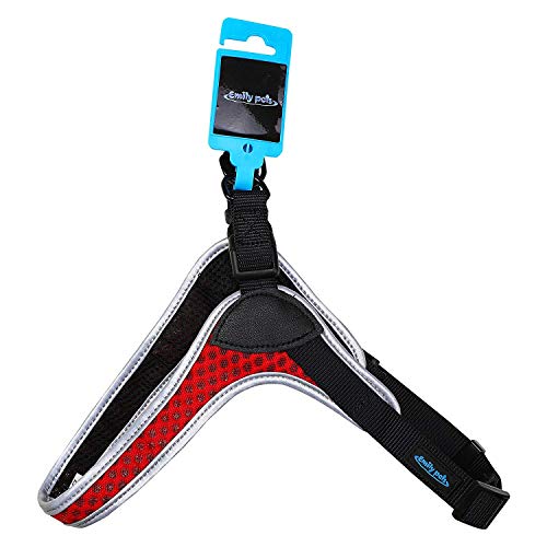 Emily Pets All Weather Mesh Step-in Soft Adjustable Pet Harnesses for Medium Breed Dog and Puppy