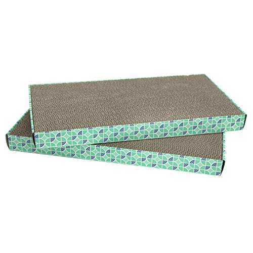 Kitty City XL Wide Corrugate Scratchers, 2 Piece(Longer Lasting Cardboard)