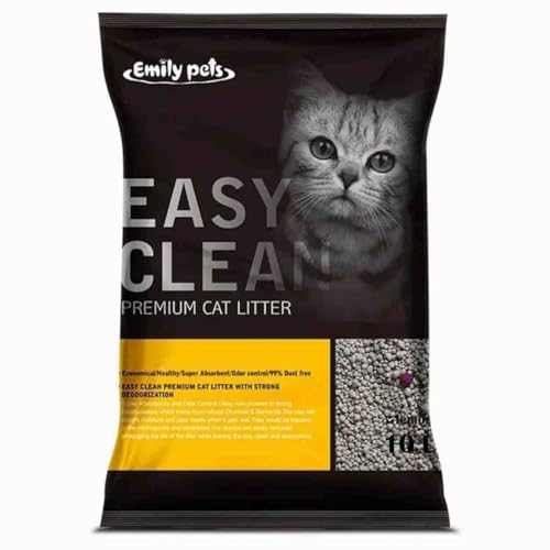 Emily Pets Premium Bentonite Cat Litter (Lemon-10L)
