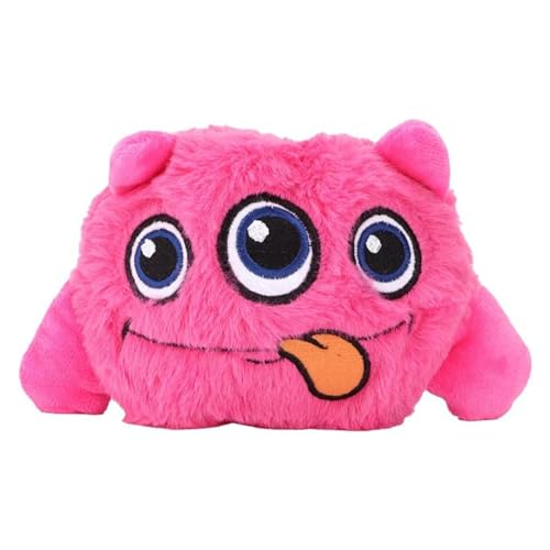 cature Care by Nature Dog Electric Bouncing Ball Toy,Monster Giggling Shake Ball Toy,Washable Cute Plush Cover,Safe And Healthy,Help Your Dog Exercise More And Have Fun(Pink Hair)