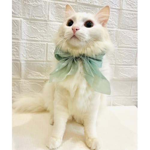 Lulala Adjustable Bow Tie Collar for Cats - Soft and Stylish Pet Neck Accessories for Kittens and Adult Cats