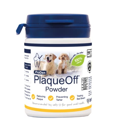 ProDen PlaqueOff Powder Supports Normal, Healthy Teeth, Gums, and Breath Odour in Dogs 20 gm