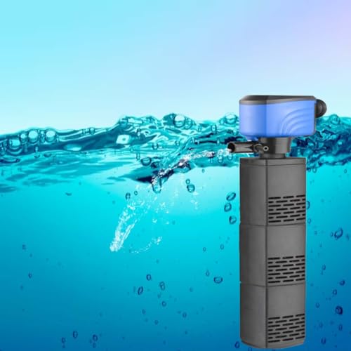 Cature Care by Nature Fish Tank Filter - Silent Internal Aquarium Filter for Clean Water, Air Pump, and Waves - Biochemical Filtration for Healthy Fish and Turtles (40W-2450L/H)