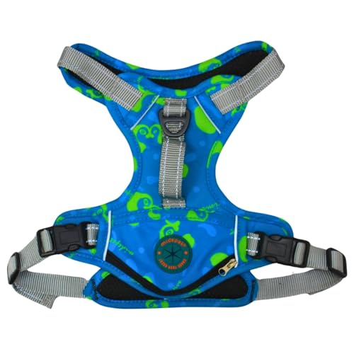 Cature Care by Nature No Pull Dog Harness, No Choke Reflective Dog Vest, Adjustable Pet Harnesses with Easy Control Padded Handle for Small Medium Large Dogs(Sky Blue, M)