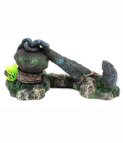 emily pets Natural Looking Fort Canon Aquarium Decoration Ornaments for Aquarium/Fish Tank (Multicolor, Height:10 CM)