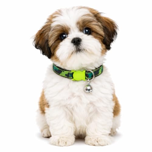 Emily Pets Cat Collars with Bells - Breakaway Kitten Collar and Adjustable 4-7in,Cute Kitty Collar for Girl Boy Cats,Pet Gifts,Accessories,Supplies,Stuff (Color May Vary)