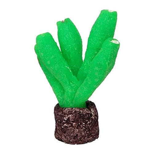 emily pets Artificial Glowing Effect Decorative Aquarium Decoration Ornament for Fish Tank Aquarium (Green)