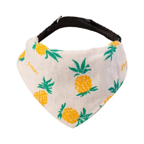 Emily Pets Adjustable Cute Large Dog Collars Puppy Pet Slobber Towel Outdoor Cats Collar Dog Collar Neckerchief/Pine/Large