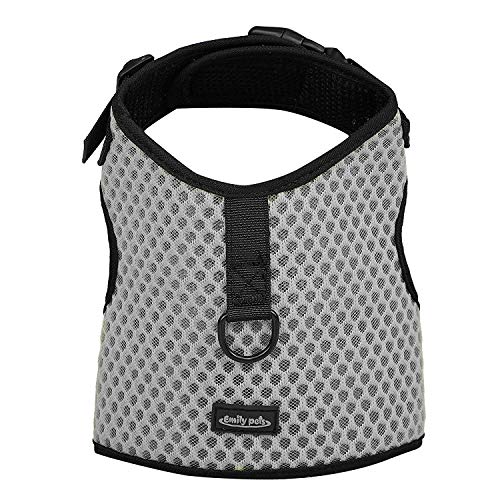 Emily Pets Dog Harness - All Weather Mesh, Step in Adjustable Harness for Small and Medium Dogs