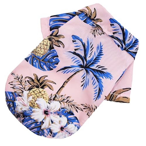 Lulala Dog Summer Shirt for Dogs – Lightweight & Breathable Tropical Print T-Shirt | Soft Comfortable Pet Clothing for Summer | Beach & Vacation Outfit for Small & Medium Dogs