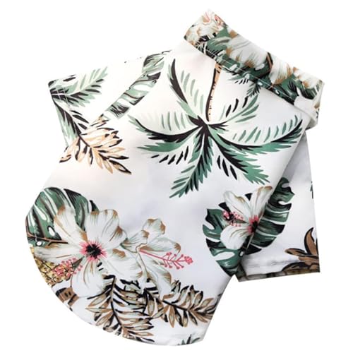 Lulala Dog Summer Shirt for Dogs – Lightweight & Breathable Tropical Print T-Shirt | Soft Comfortable Pet Clothing for Summer | Beach & Vacation Outfit for Small & Medium Dogs