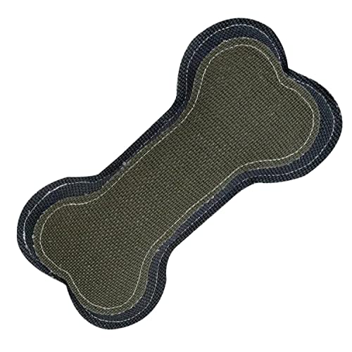 cature Care by Nature Dog Canvas Toys Bone Shape Bite Cotton Thread Dog Toys,Puppy Teething Toy,Squeaky Dog Chew Toy For Small And Medium Dogs,Squeaker Inside