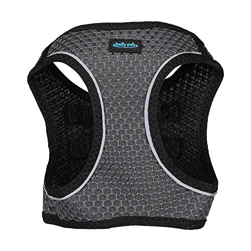 Emily Pets Dog Harness - All Weather Mesh, Step in Adjustable Harness for Small and Medium Dogs