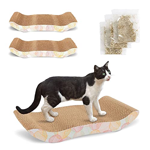 SRIPET Cat Replacement Scratch Pad with Catnip (3 Pack)