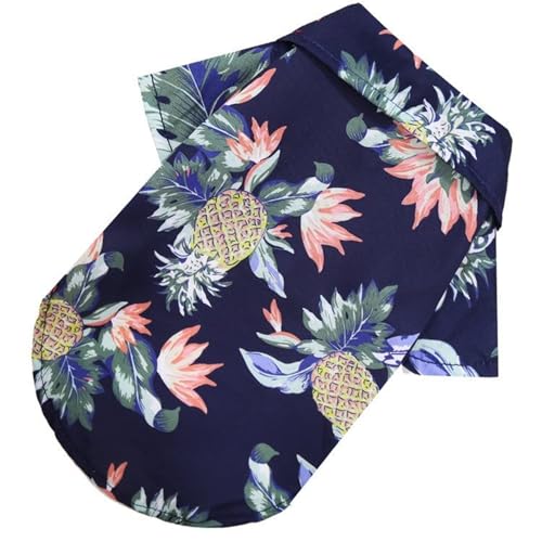 Lulala Dog Summer Shirt for Dogs – Lightweight & Breathable Tropical Print T-Shirt | Soft Comfortable Pet Clothing for Summer | Beach & Vacation Outfit for Small & Medium Dogs