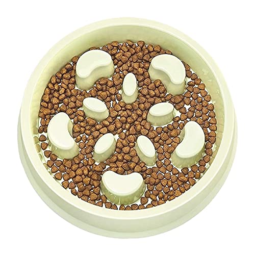Emily Pets Slow Feeder Dog Bowl No Choking Slow Feeder Bloat Stop Dog Food Water Bowl with Funny Pattern