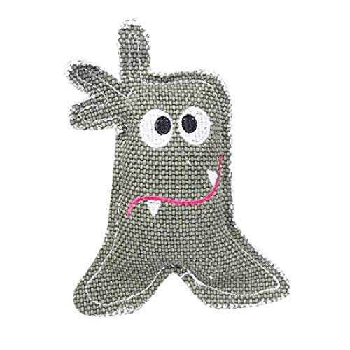 emily pets Funny Relax Comfortable More Style Durable Soundable Linen Dog Toy (Blue)